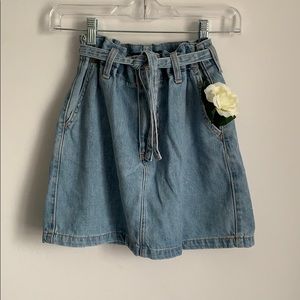 High waisted jean skirt from Hollister